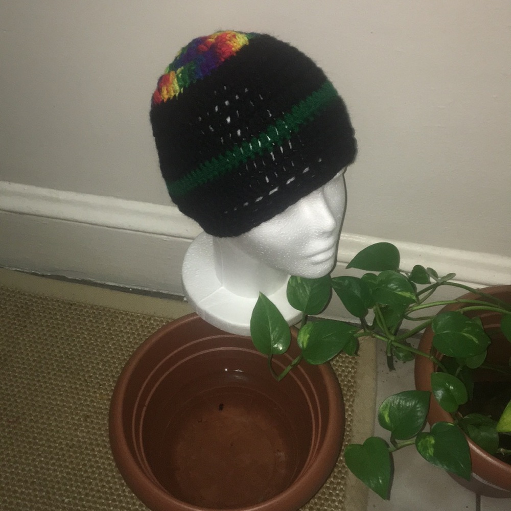 Home made knitted hats for everyone